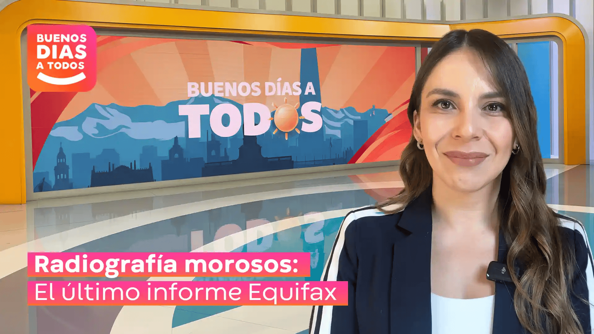 Aparición Tania Olivera en Buenos Días a Todos; Radiografía morosos: El último informe Equifax.