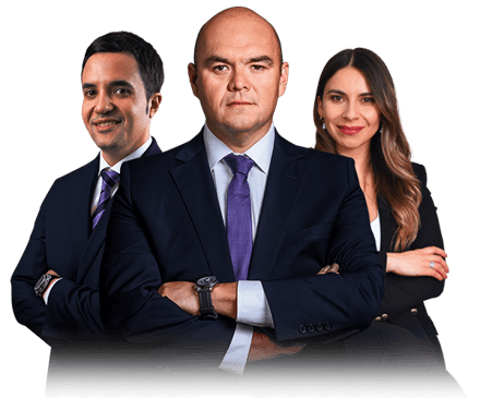 Abogados especialistas en deudas Tania Olivera, Sebastián Muñoz y Ricardo Ibáñez