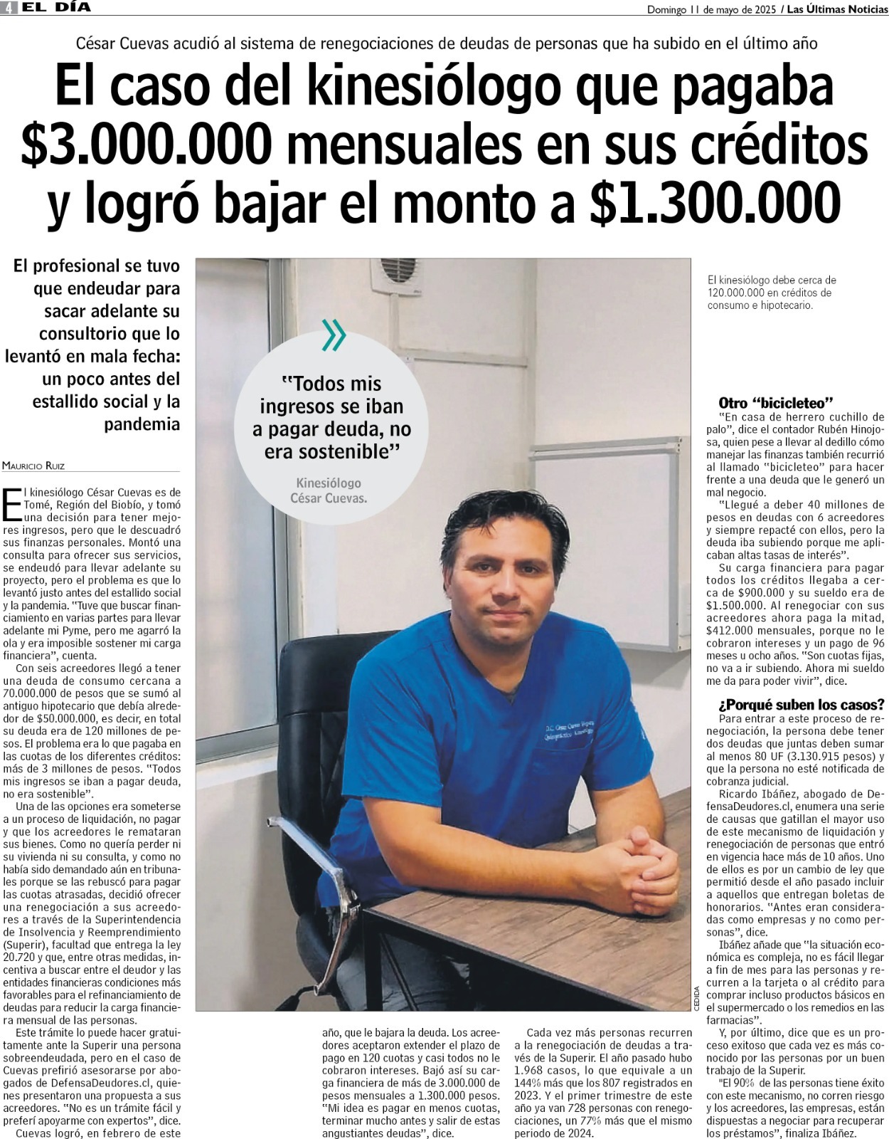 Portada LUN Renegociación de deudas