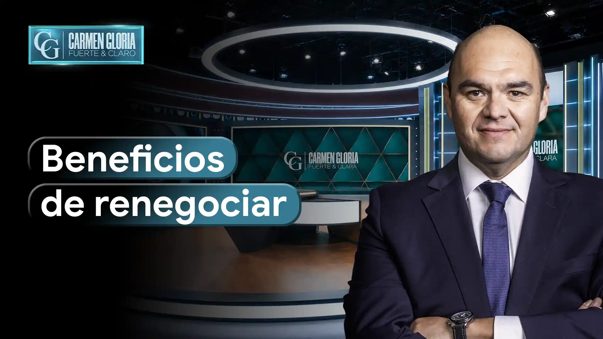 Portada del programa Carmen Gloria, Fuerte & Clara con el título 