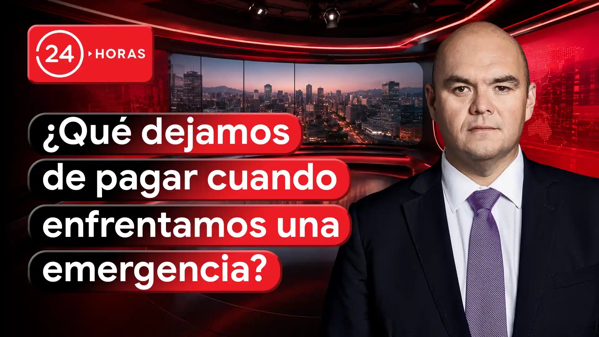 Portada estilo 24 Horas: qué dejamos de pagar cuando enfrentamos una emergencia.