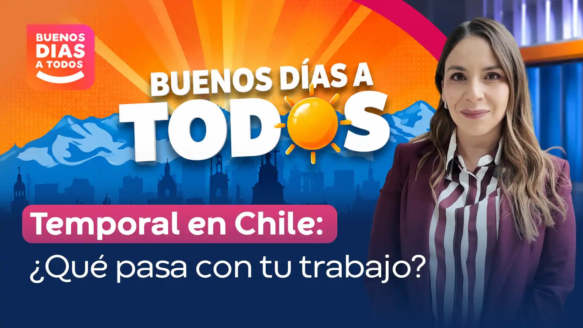 Portada del programa Buenos Días a Todos con el título 