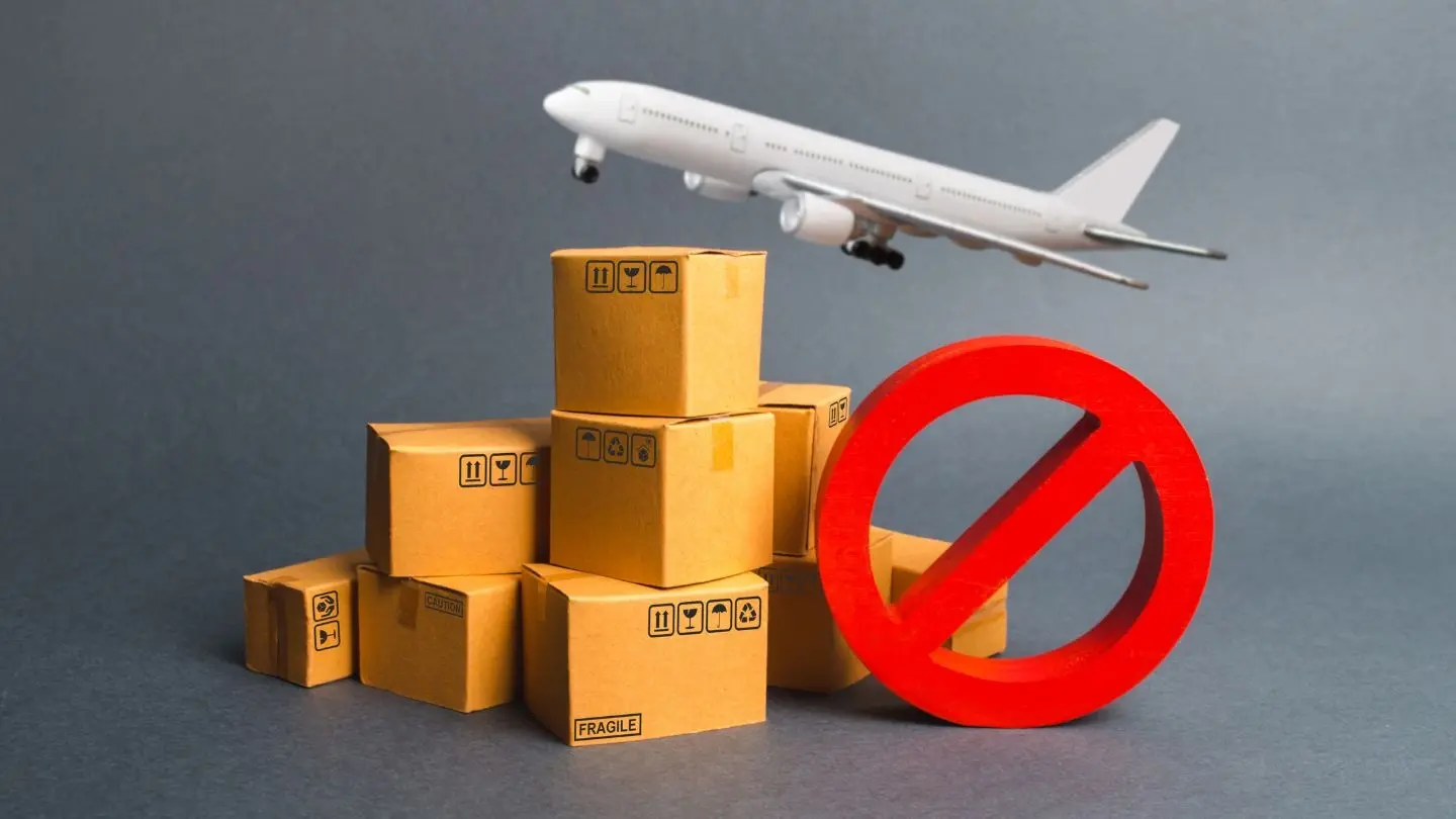 ¿Puedo ser embargado si estoy en el extranjero? Cajas de mudanza y avión despegando