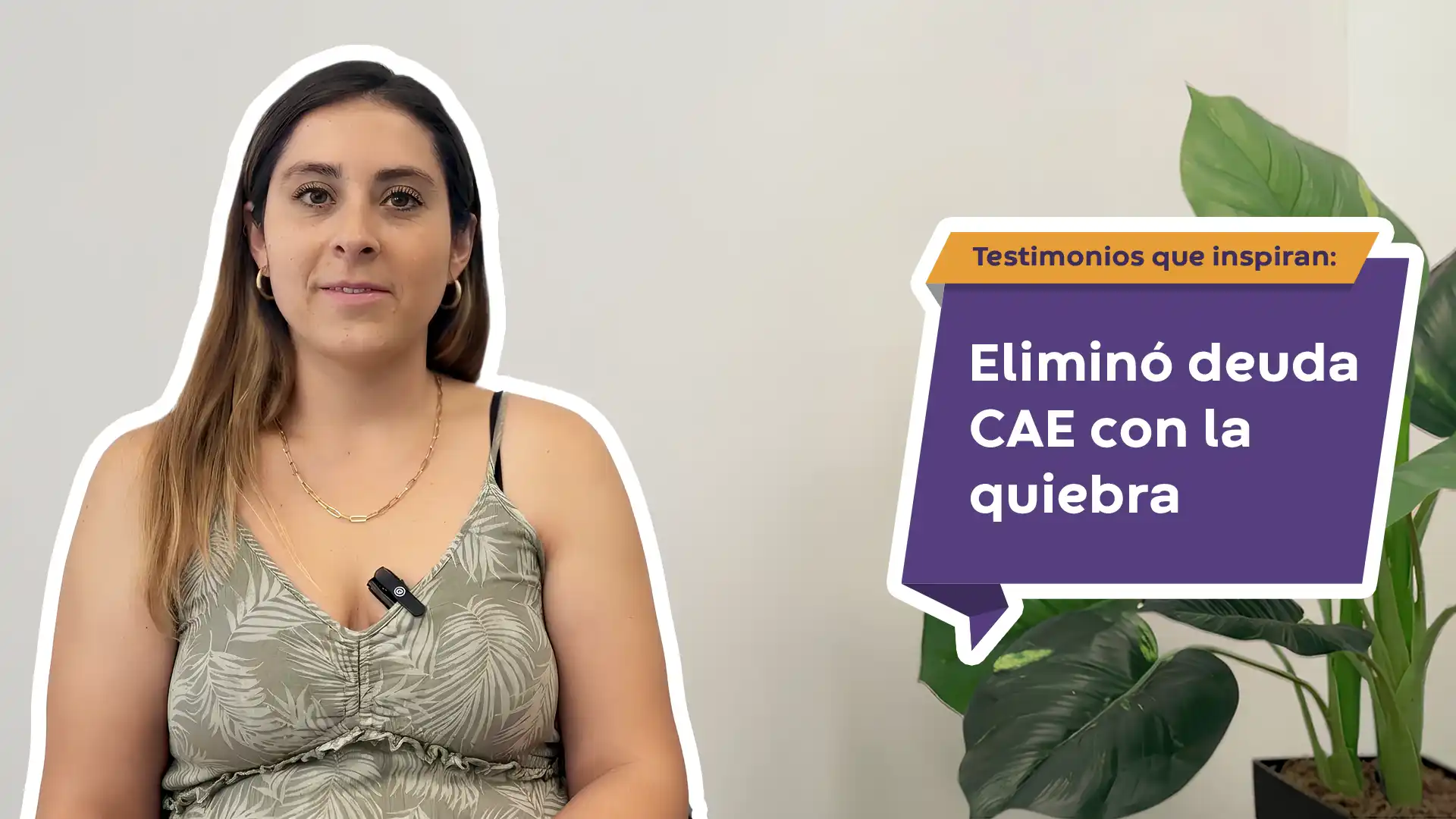 Testimonios que inspiran: Eliminó deuda CAE con la quiebra.