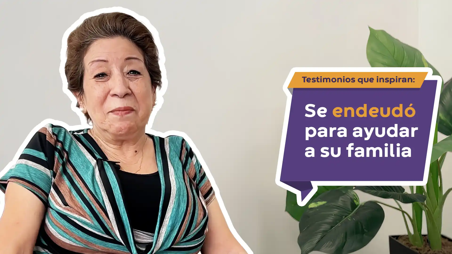 Testimonios que inspiran: Se endeudó para ayudar a su familia.